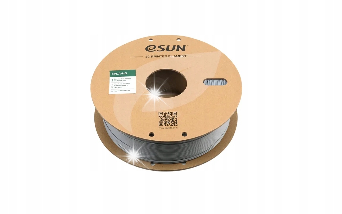 Filament eSUN PLA Plus High-Speed Szary (GRAY)