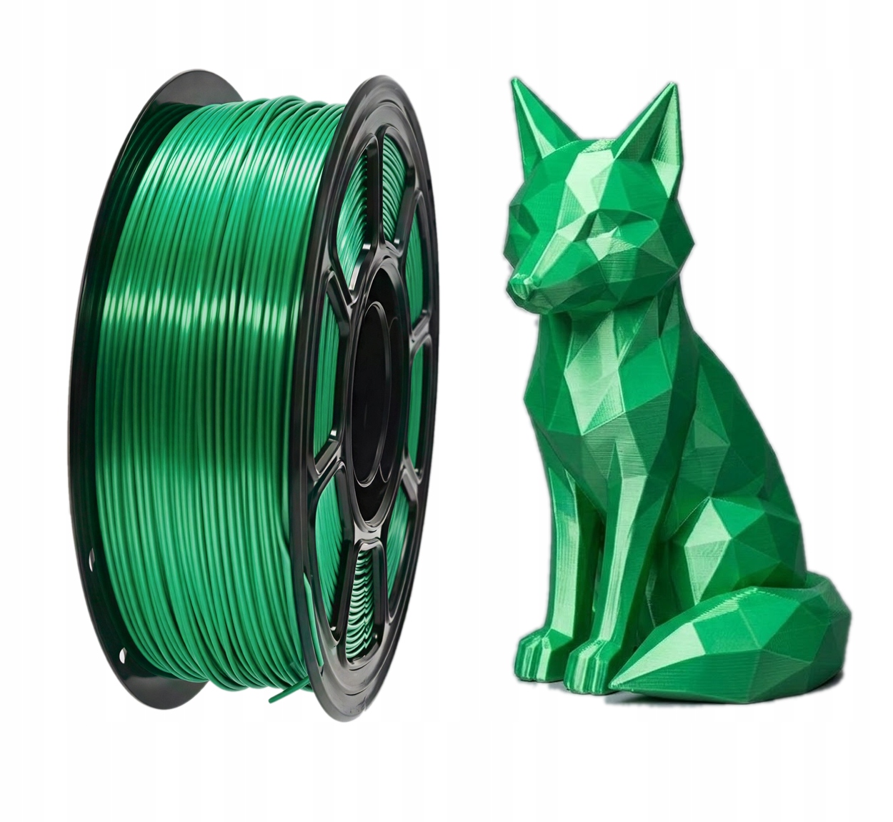Filament KBR Games PLA Plus Zielony Jedwabny (GREEN SILK)