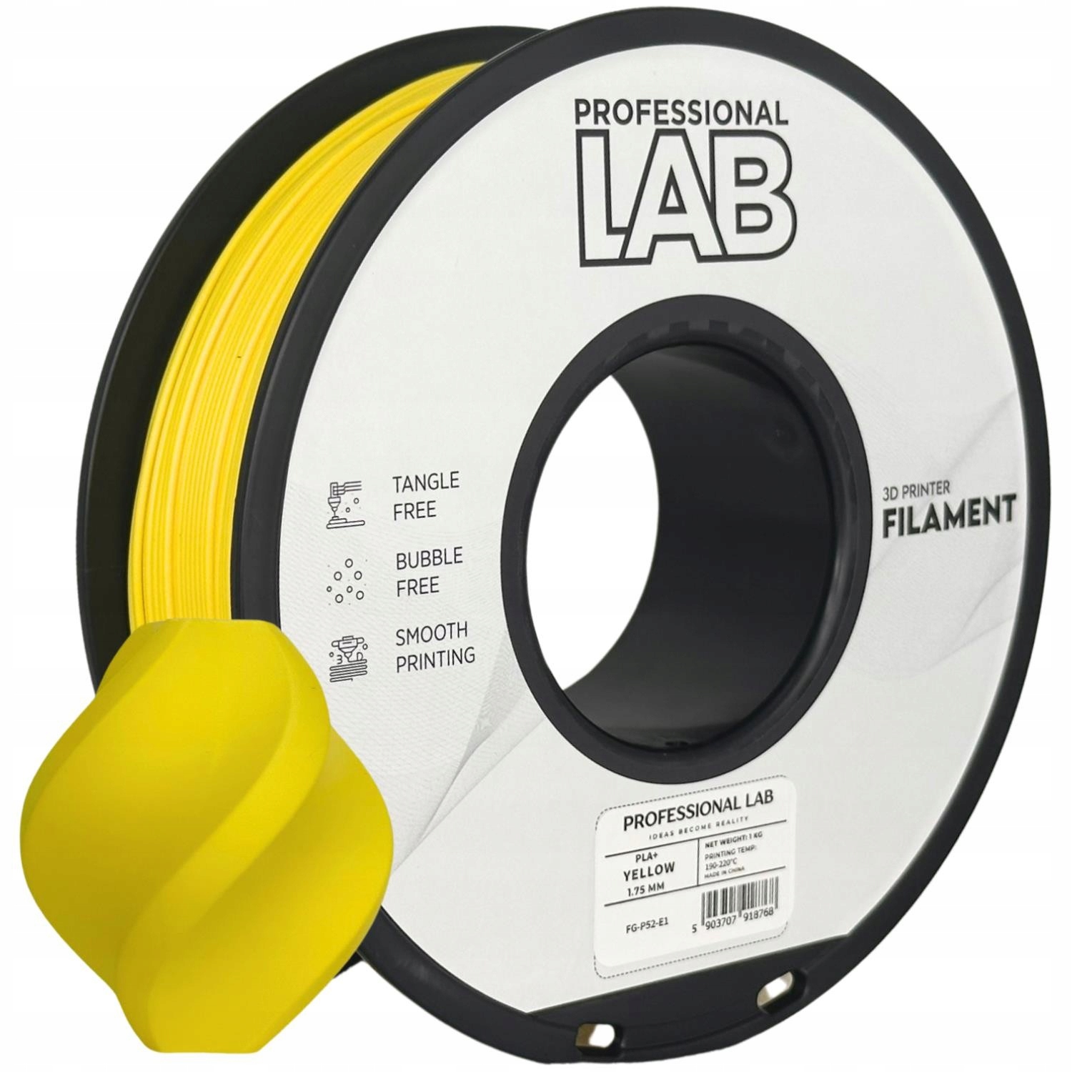 Filament Quantum PLA Plus Żółty (YELLOW)