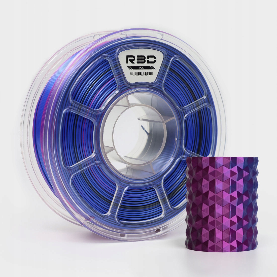 Filament null PLA  Trójkolorowy Jedwabny (TRIPLE SILK)