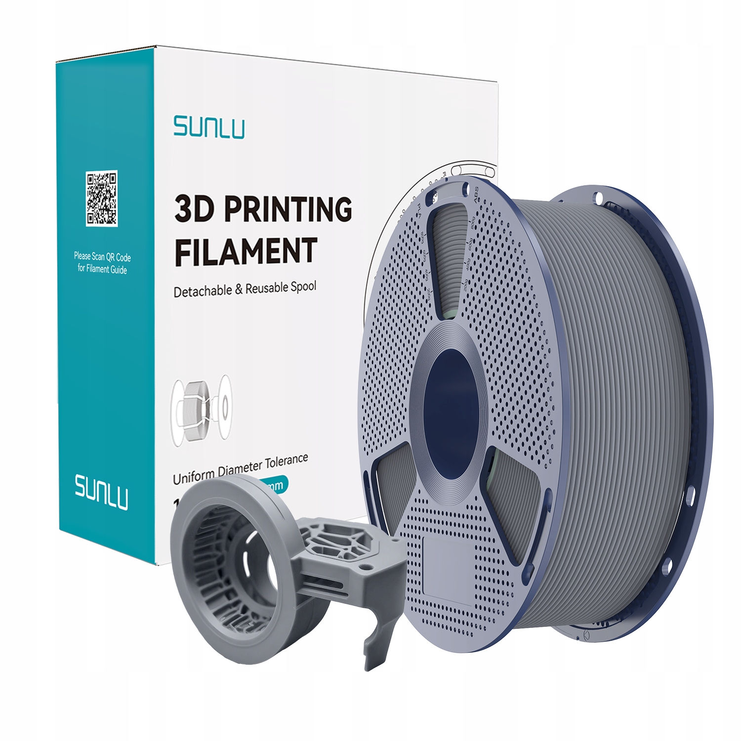 Filament SUNLU PETG High-Speed Szary Matowy (GRAY MATTE)