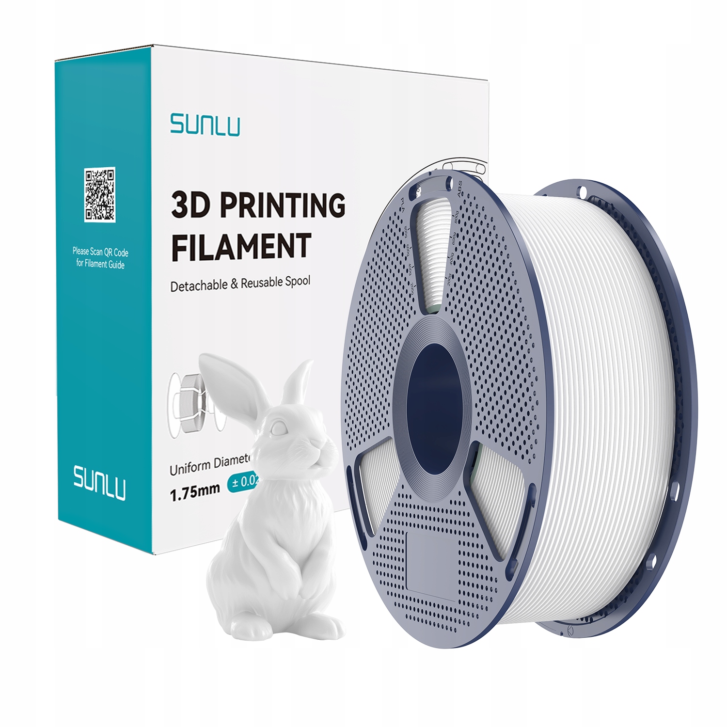 Filament SUNLU PVB Biały (WHITE)