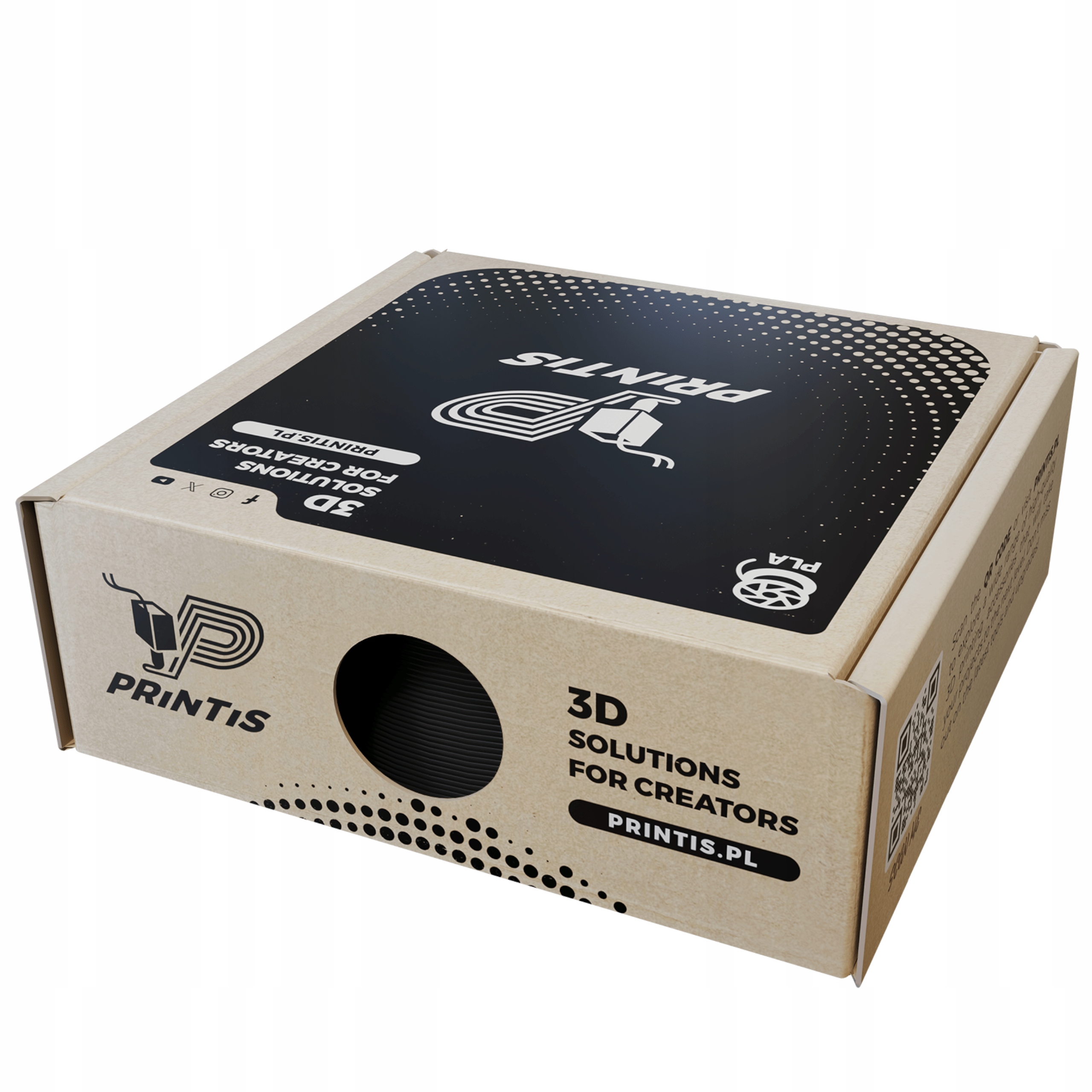 Filament null PLA Czarny (BLACK)