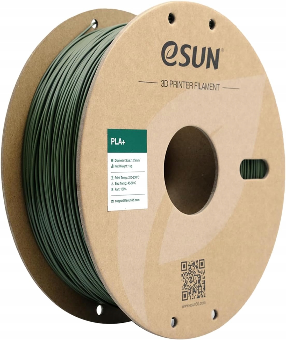 Filament eSUN PLA Plus Zielony (GREEN)