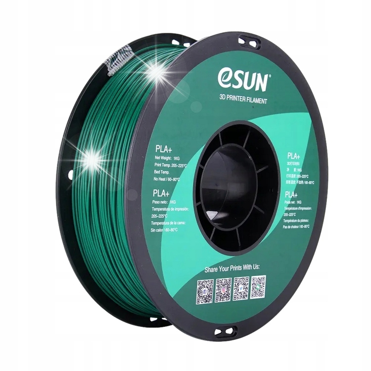 Filament eSUN PLA Plus Zielony (GREEN)