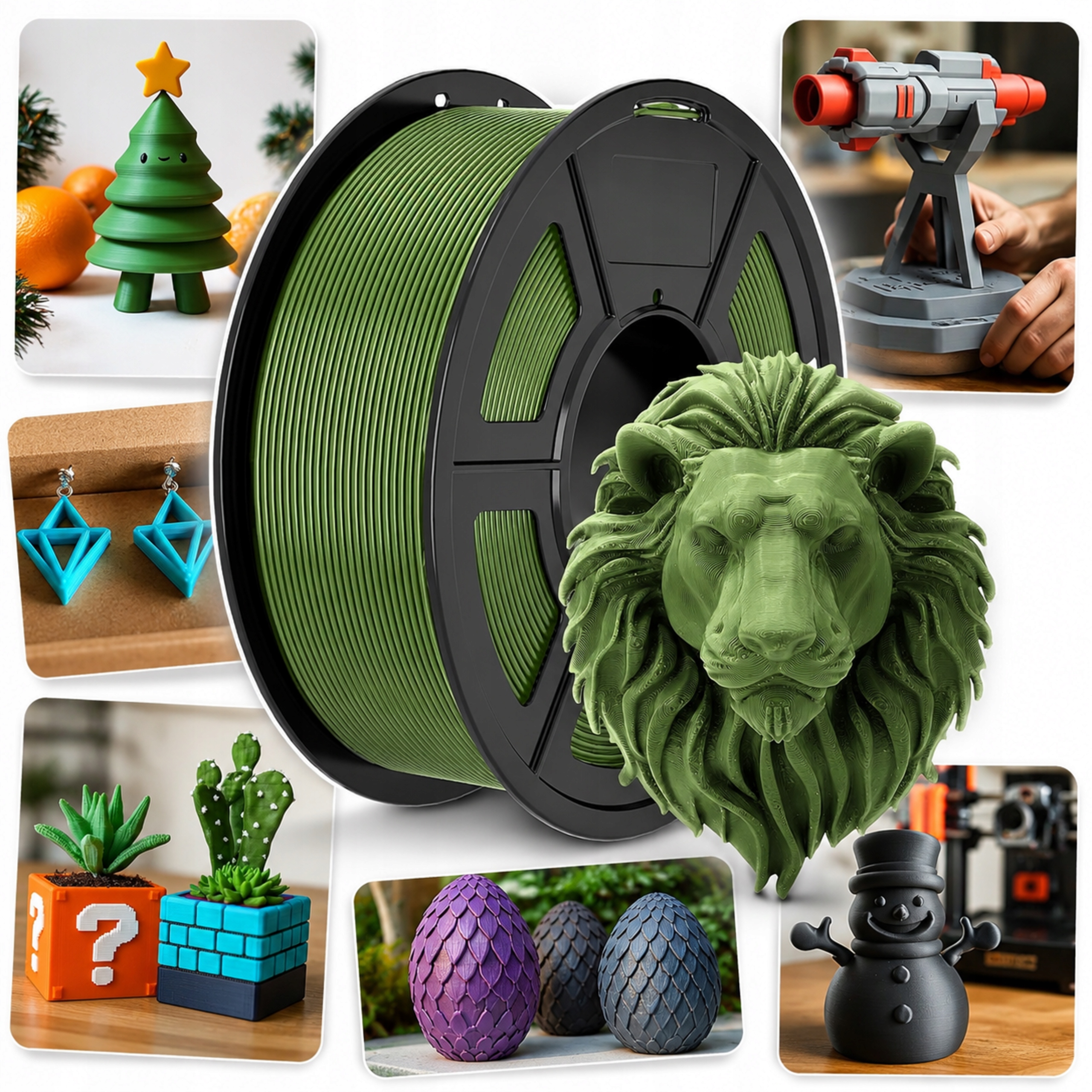 Filament null ABS Zielony (GREEN)