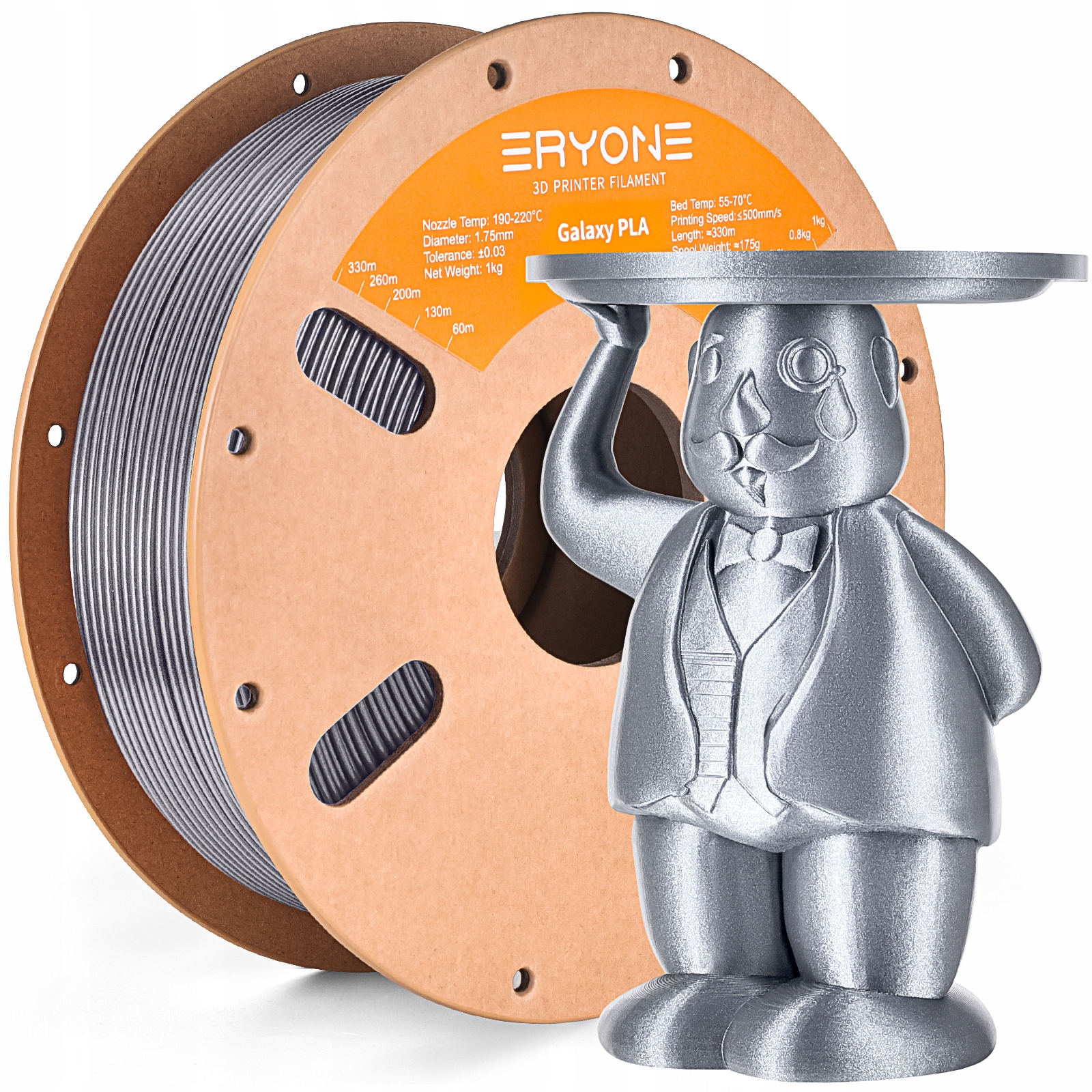 Filament ERYONE PLA Niebieski Brokatowy/Mieniący (BLUE GLITTER)