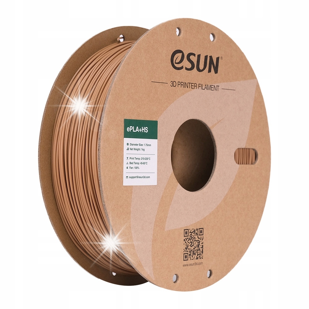 Filament eSUN PLA Plus High-Speed Brązowy (BROWN)