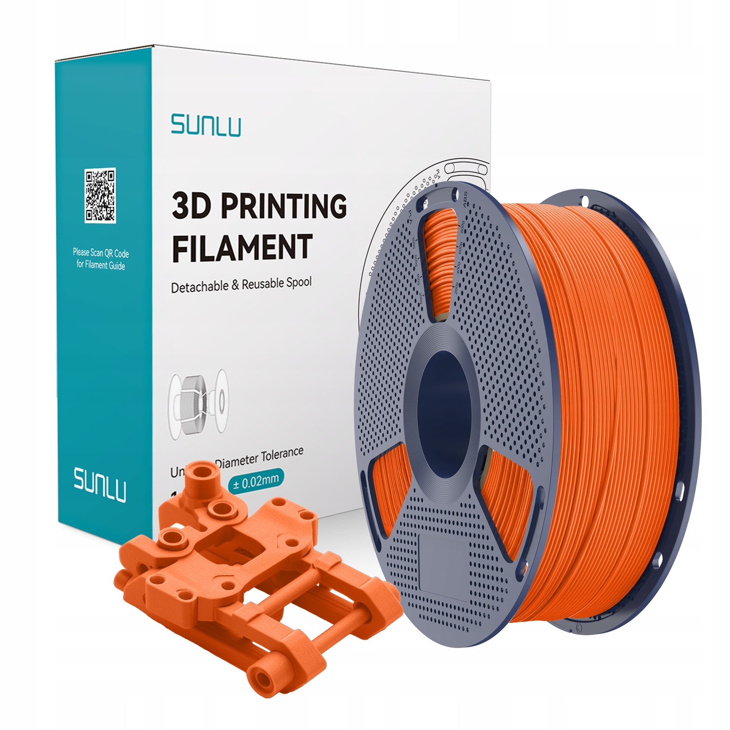 Filament SUNLU ABS Pomarańczowy (ORANGE)