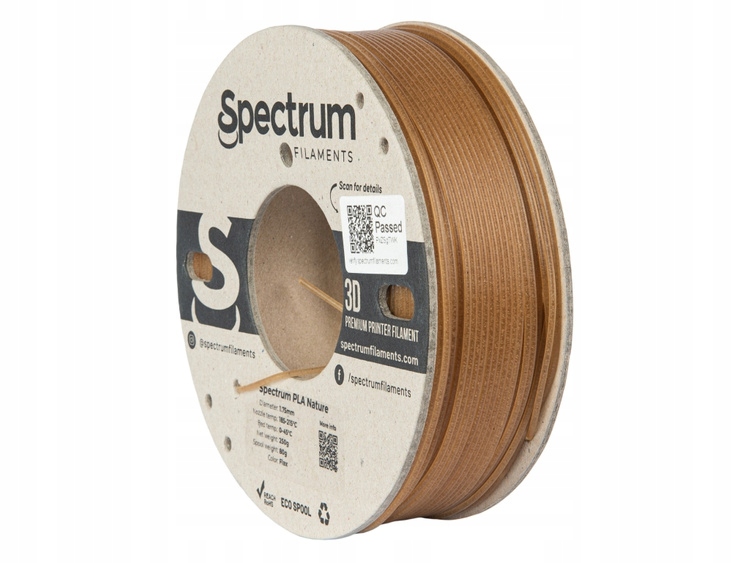 Filament Spectrum PLA Brązowy (BROWN)