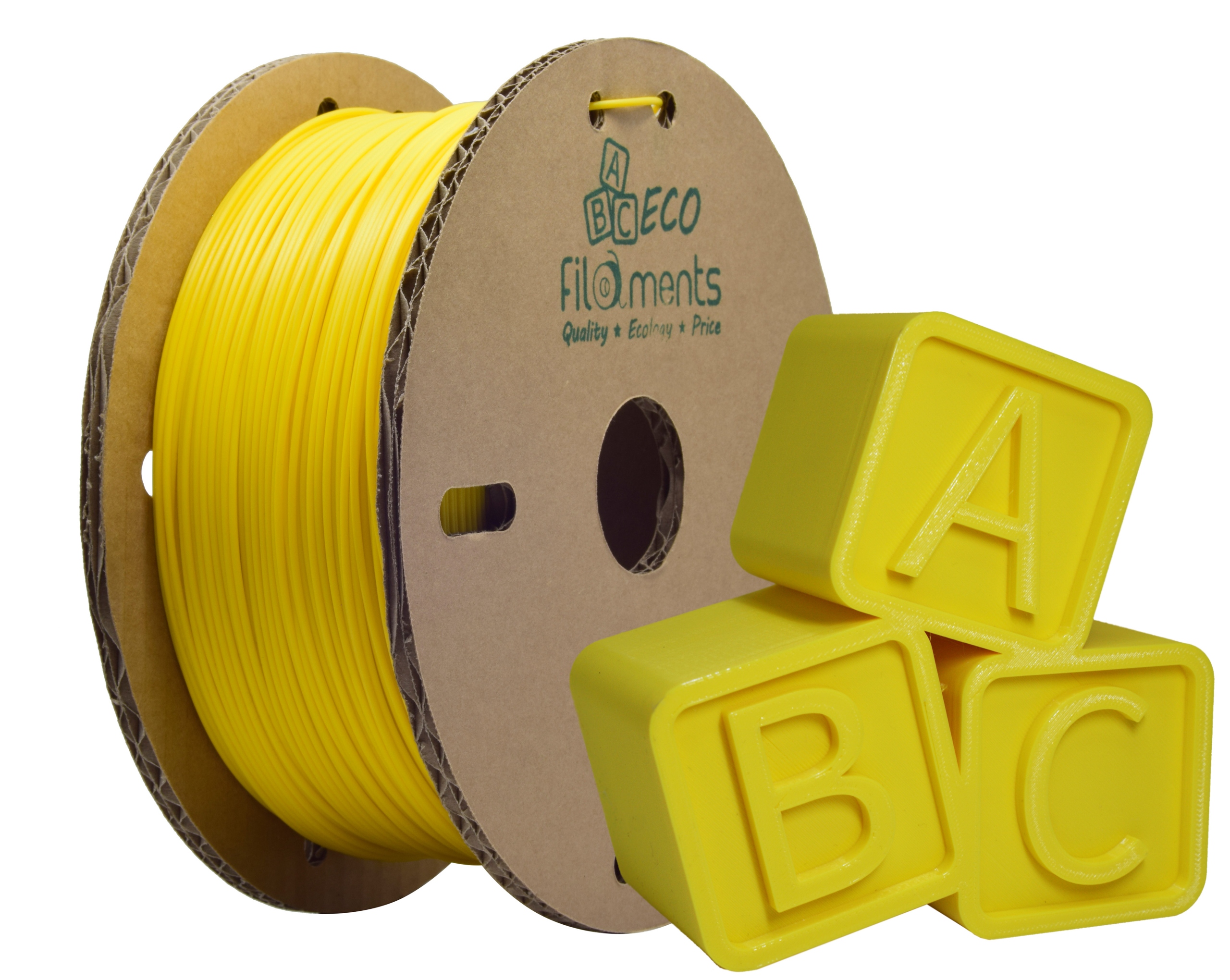 Filament null PLA Żółty (YELLOW)