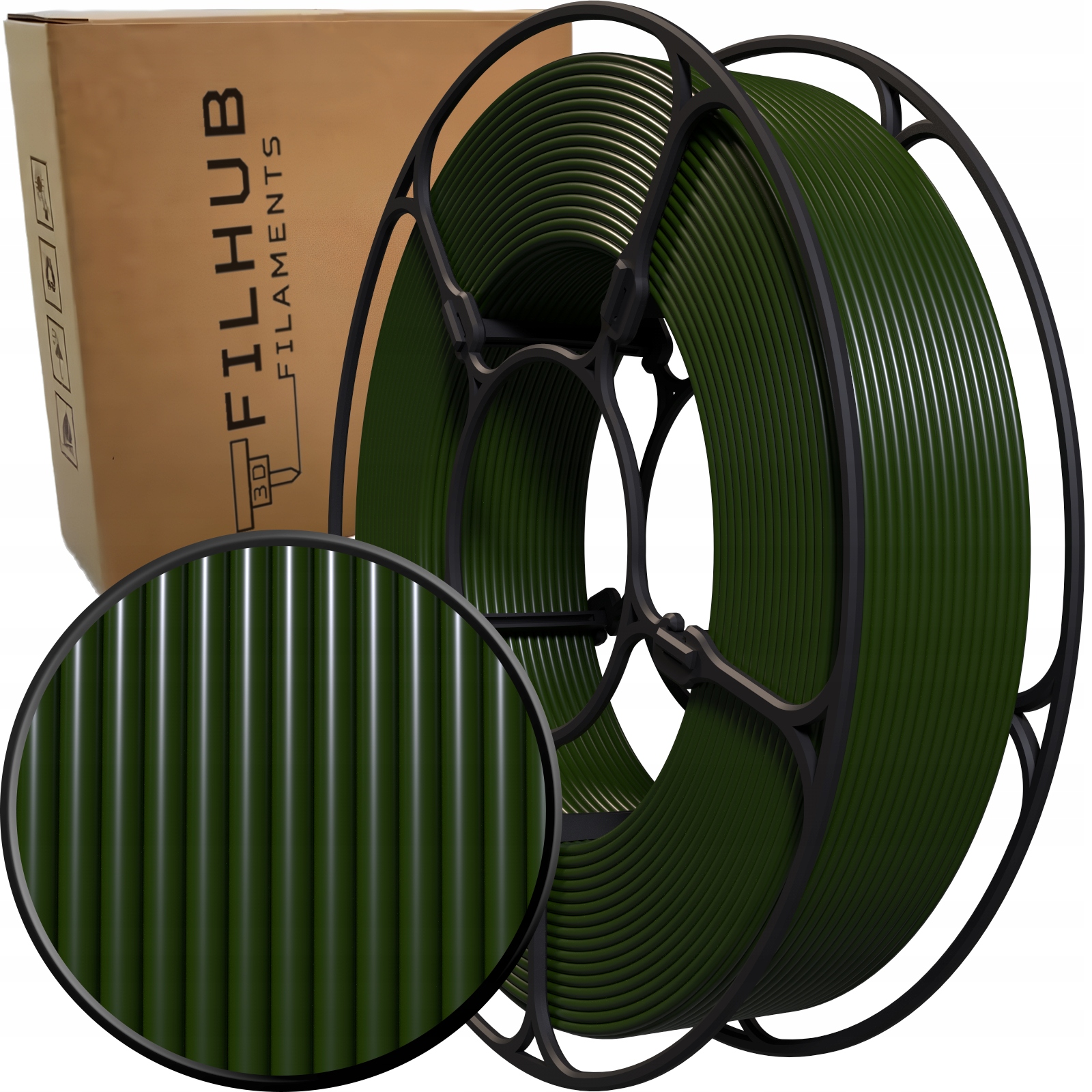 Filament FilHub PETG Zielony (GREEN)
