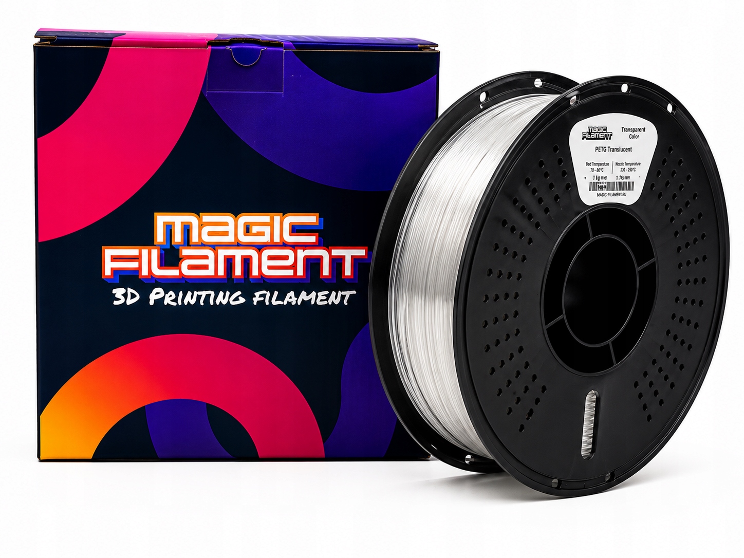 Filament Magic Filament PETG Naturalny Przezroczysty (NATURAL TRANSPARENT)