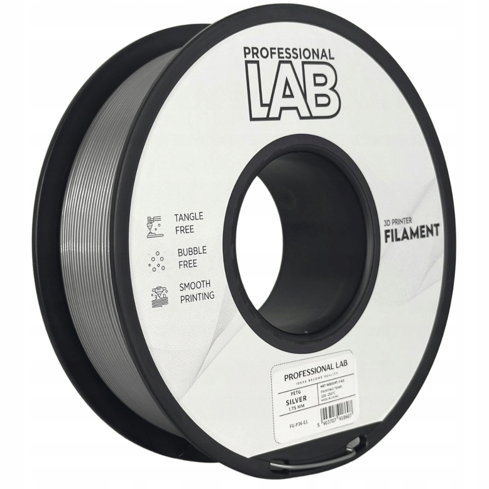Filament null PETG Srebrny (SILVER)