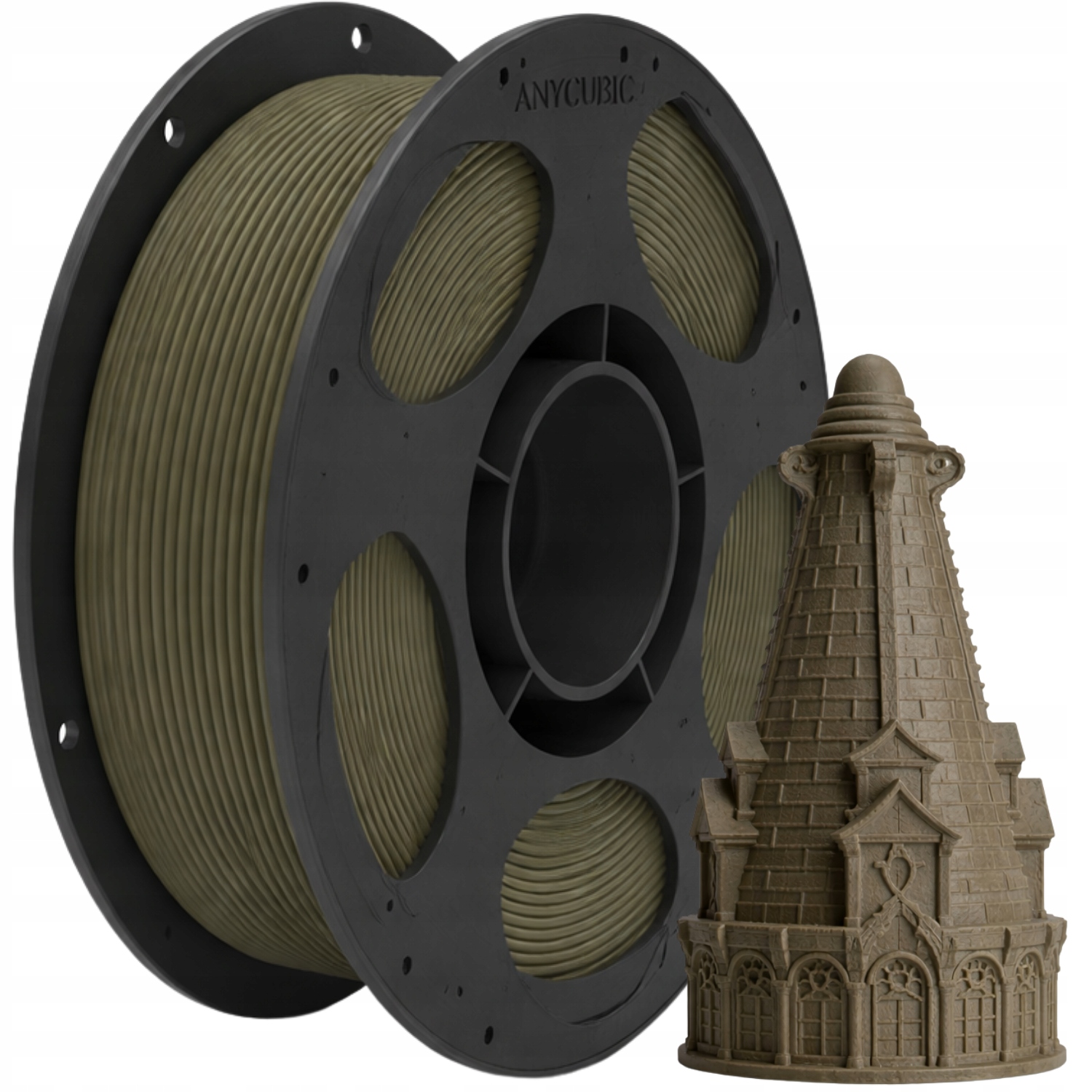 Filament ANYCUBIC PLA Brązowy Matowy (BROWN MATTE)