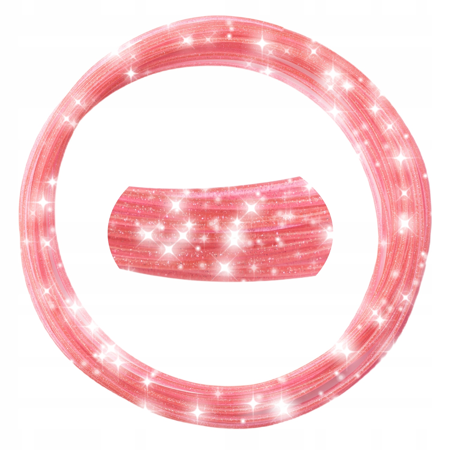 Filament Printest PLA Różowy Brokatowy/Mieniący (PINK GLITTER)