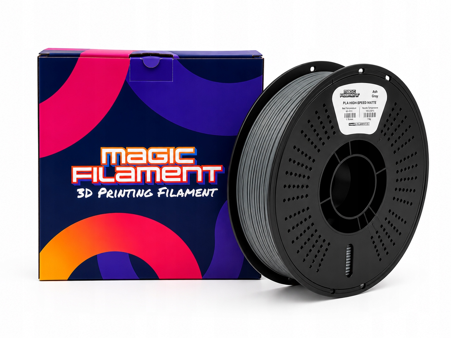 Filament Magic Filament PLA High-Speed Szary Matowy (GRAY MATTE)