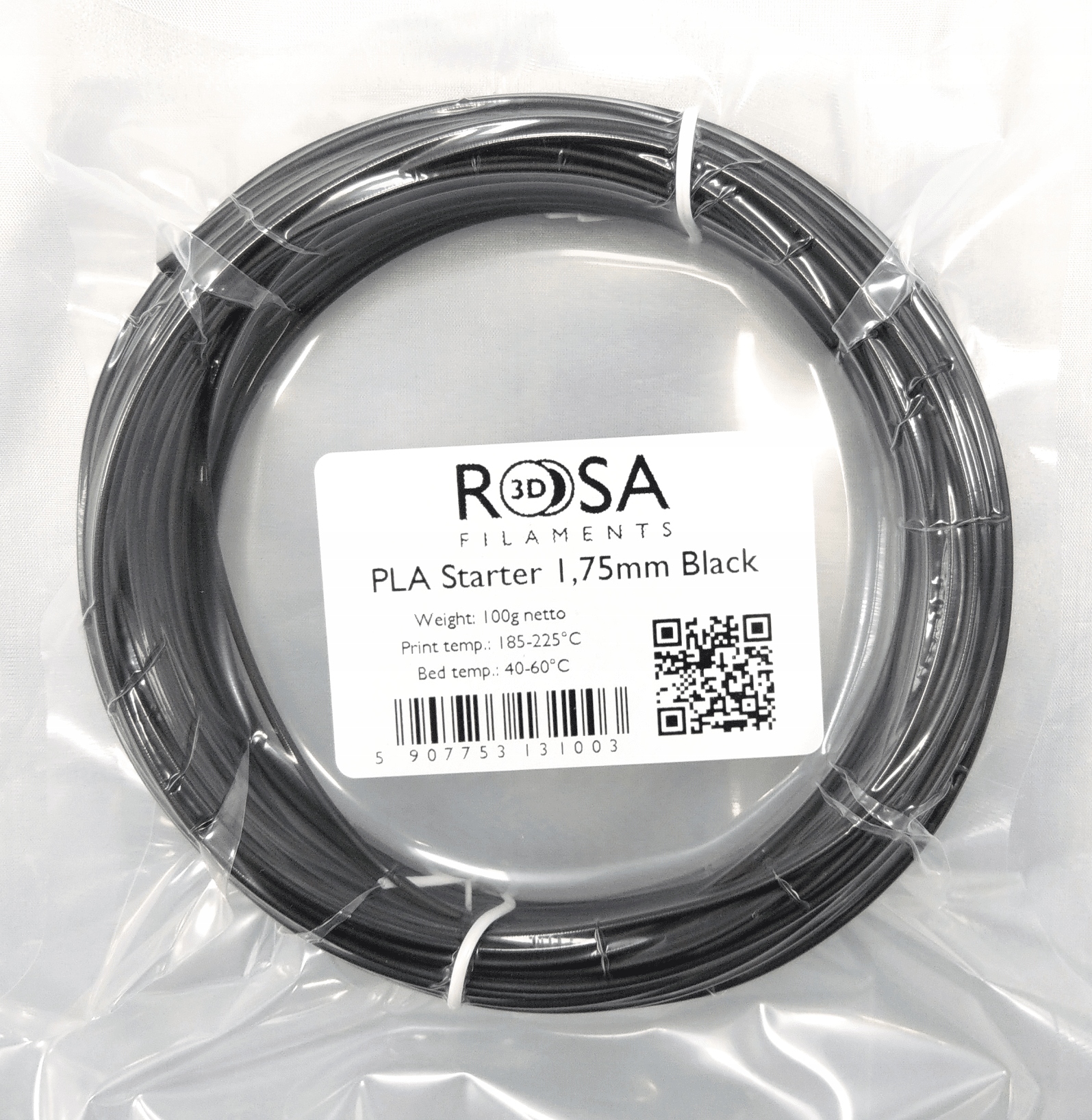 Filament ROSA 3D PLA Czarny (BLACK)