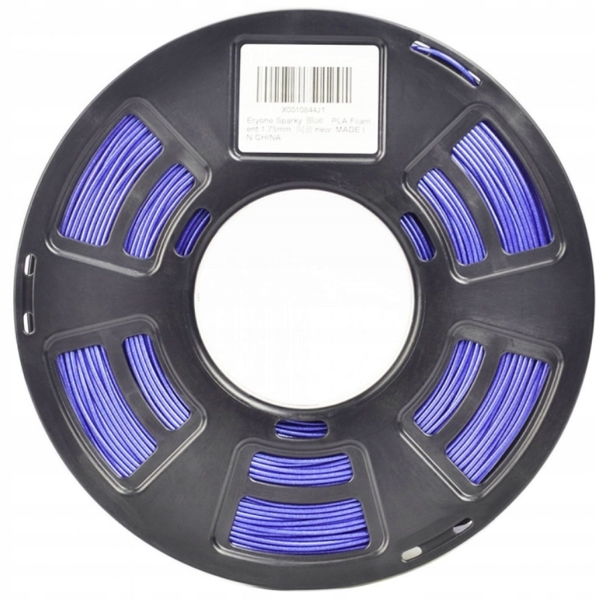 Filament null PLA Niebieski Brokatowy/Mieniący (BLUE GLITTER)