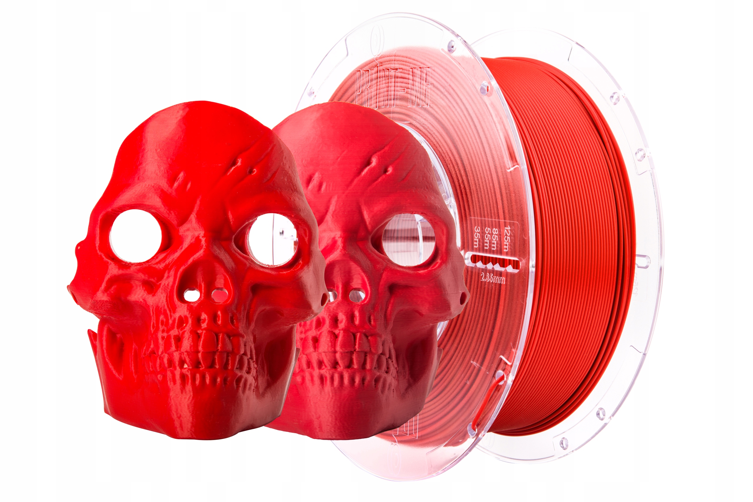 Filament Print me PLA Czerwony Matowy (RED MATTE)