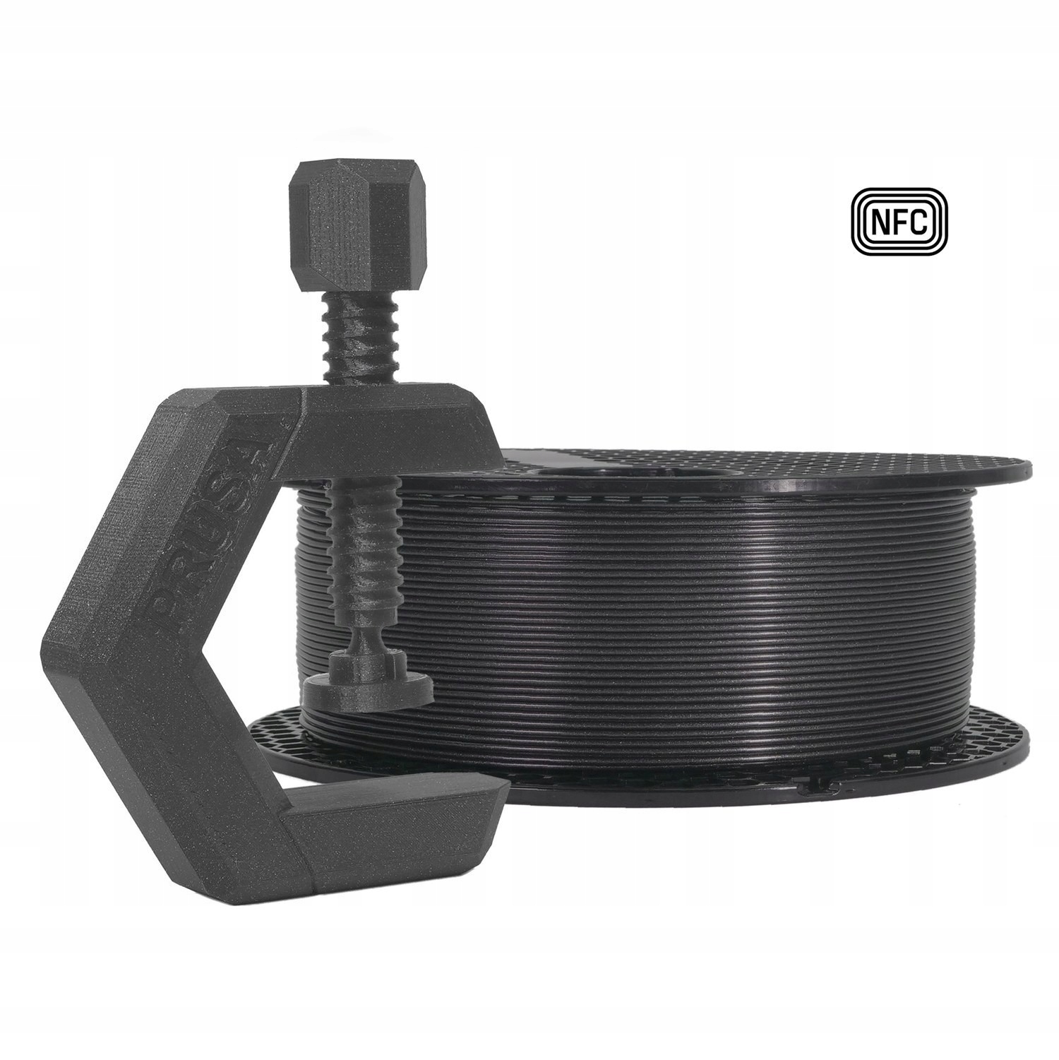 Filament Prusa PETG Czarny Brokatowy/Mieniący (BLACK GLITTER)