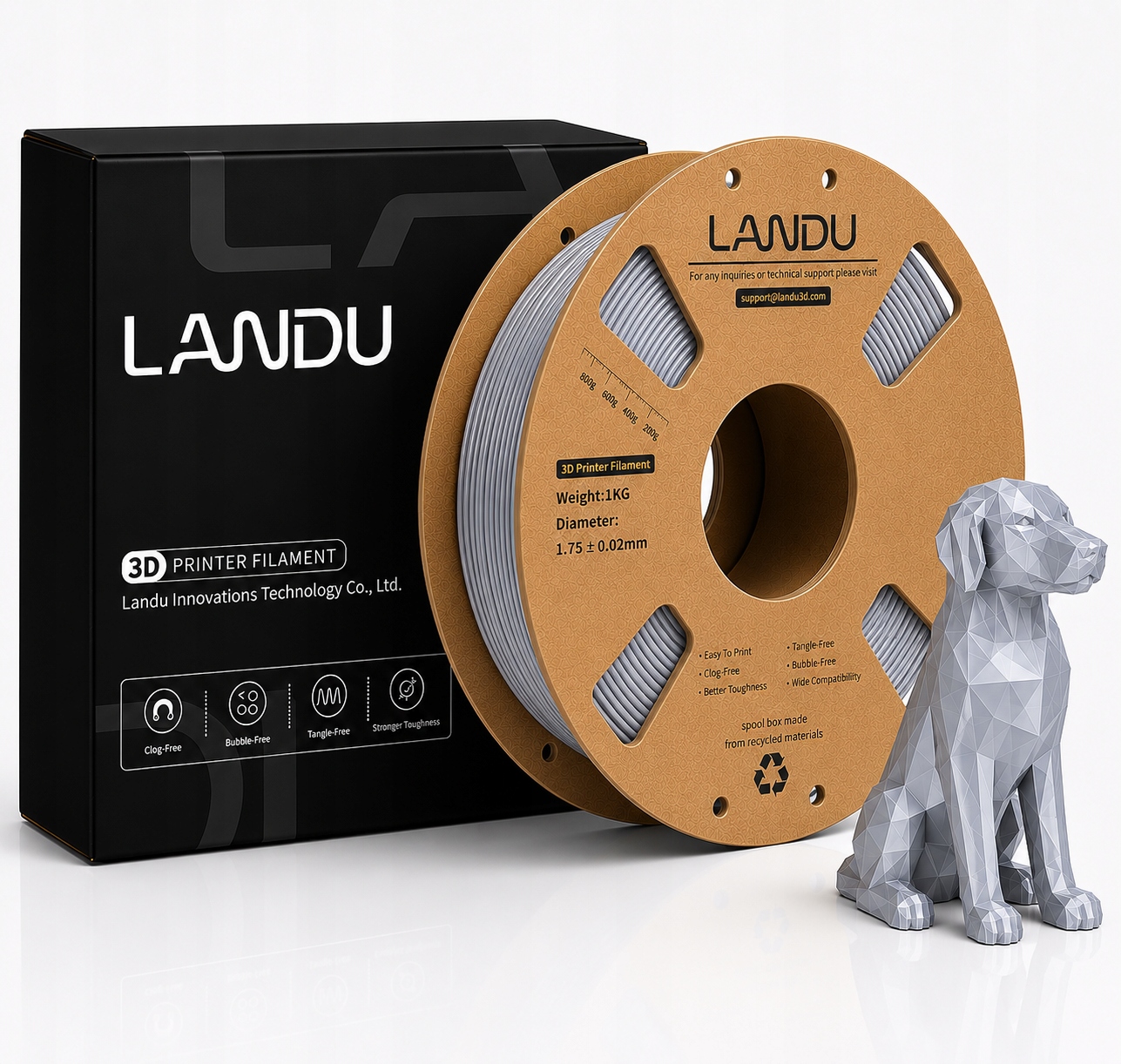 Filament null PLA Srebrny Jedwabny (SILVER SILK)