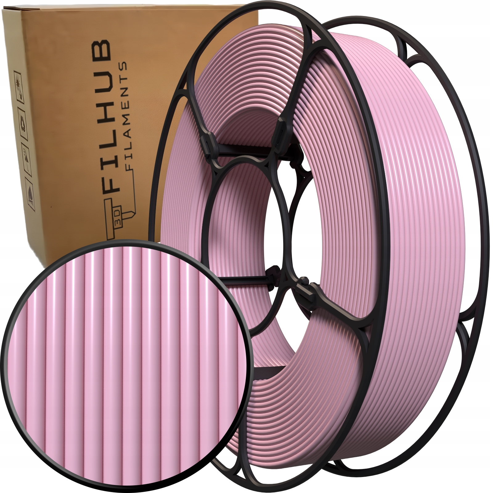 Filament FilHub PETG Różowy (PINK)
