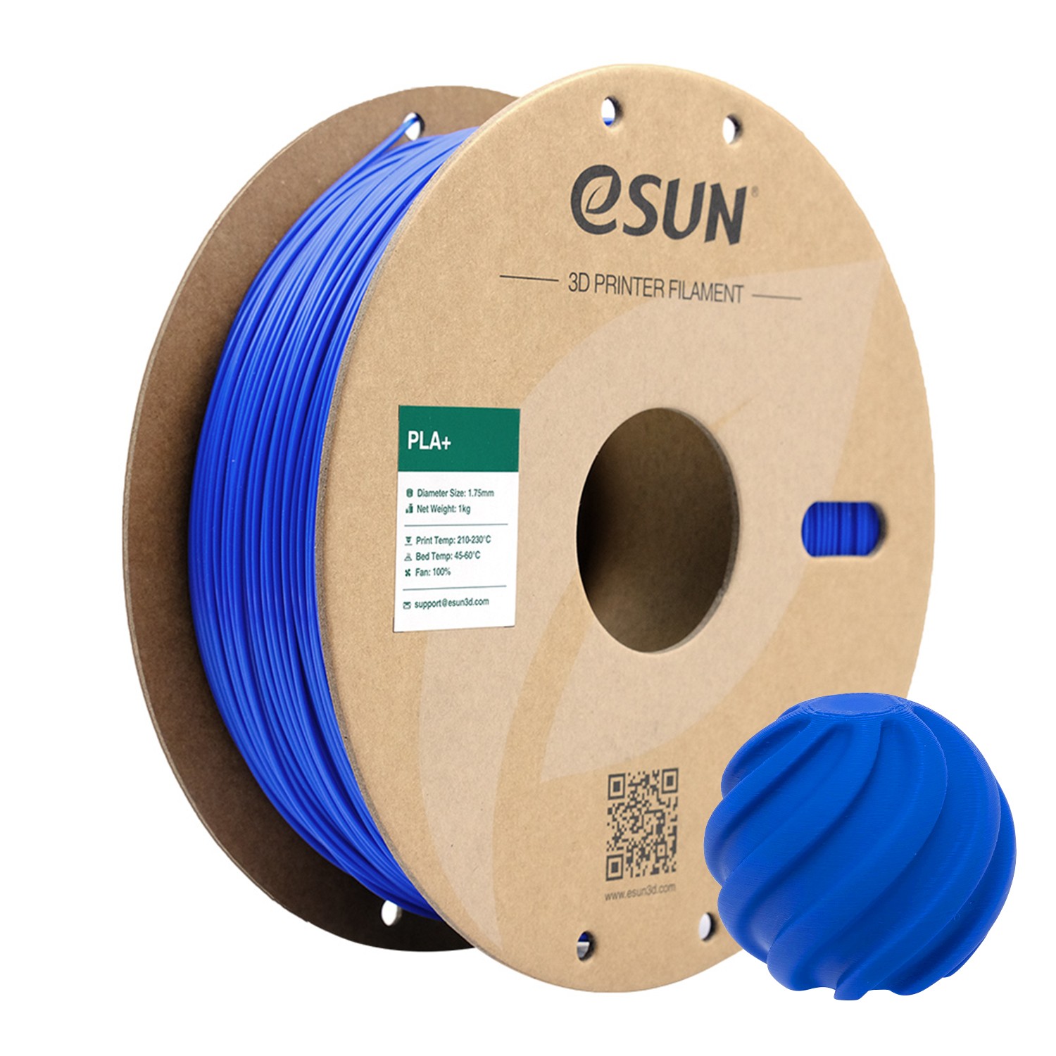 Filament eSUN PLA Plus Niebieski (BLUE)