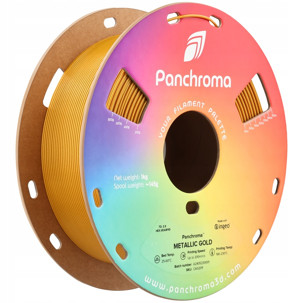 Filament Polymaker PLA High-Speed Złoty (GOLD)