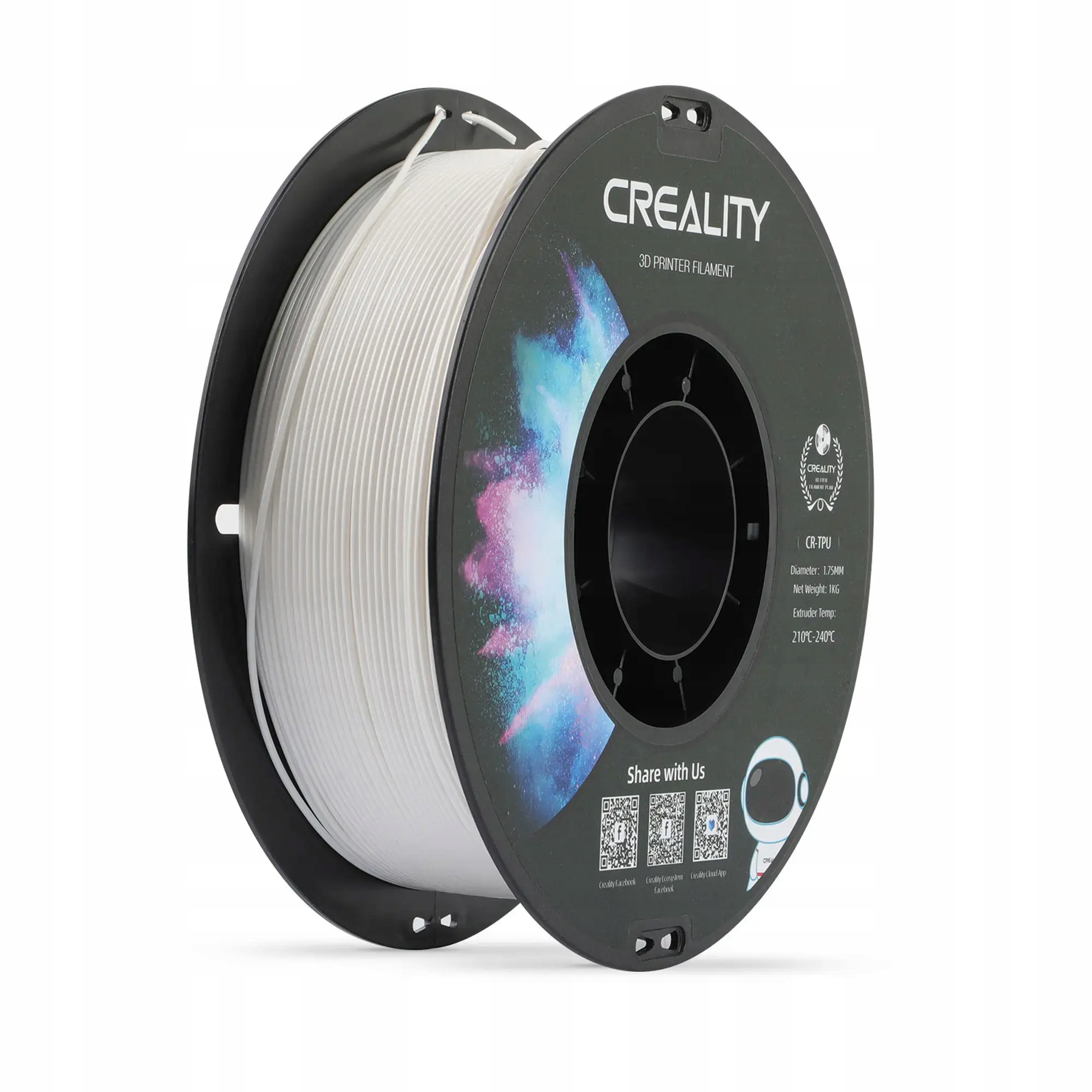 Filament Creality TPU Biały (WHITE)