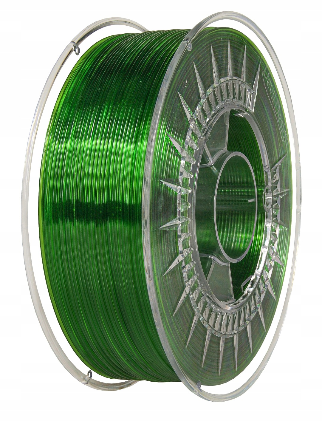 Filament DEVIL DESIGN PETG Zielony Przezroczysty (GREEN TRANSPARENT)