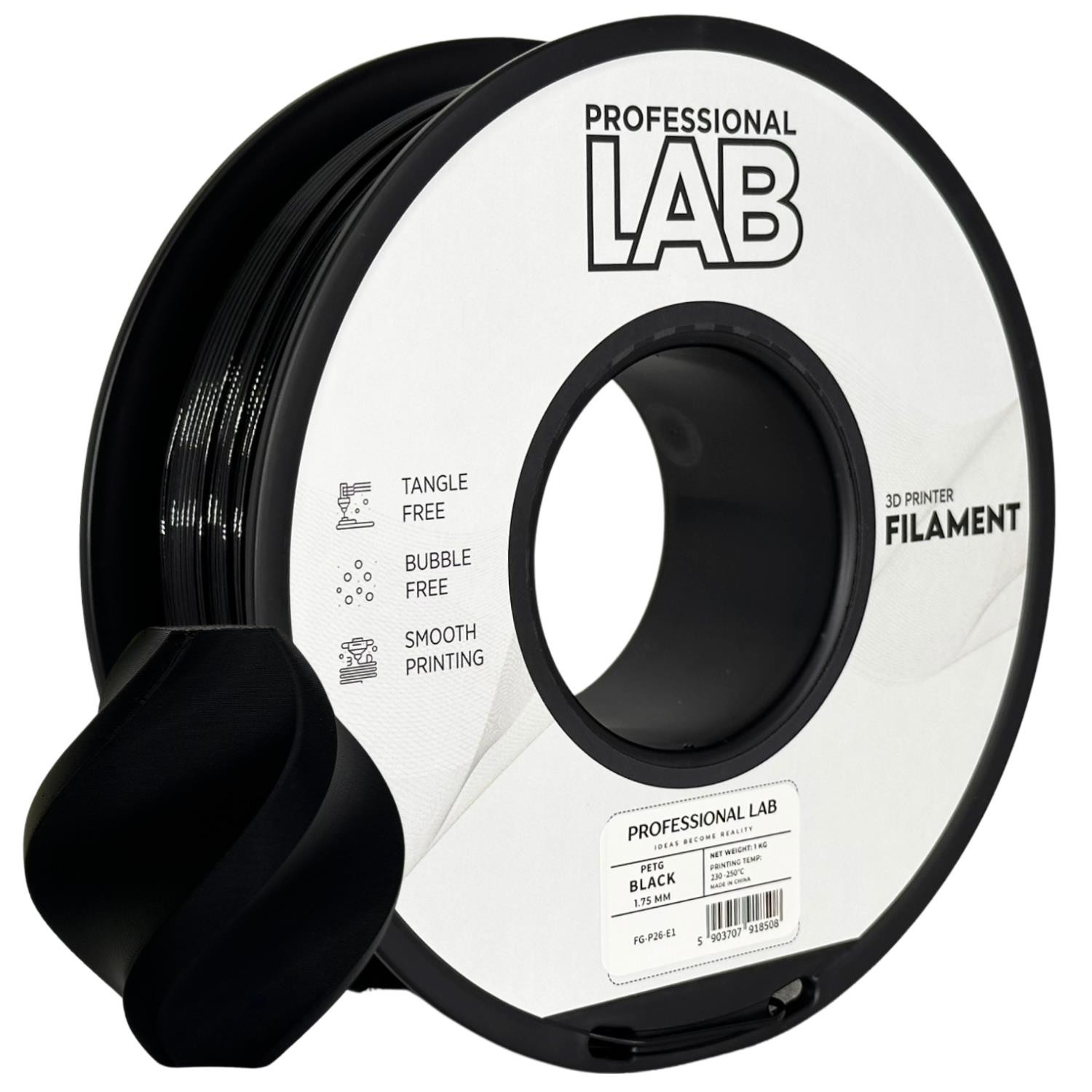Filament Quantum PETG Czarny (BLACK)