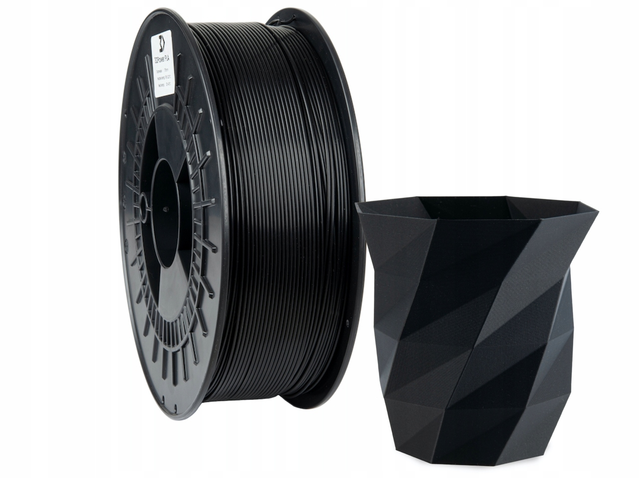 Filament 3DPower PLA Czarny Matowy (BLACK MATTE)