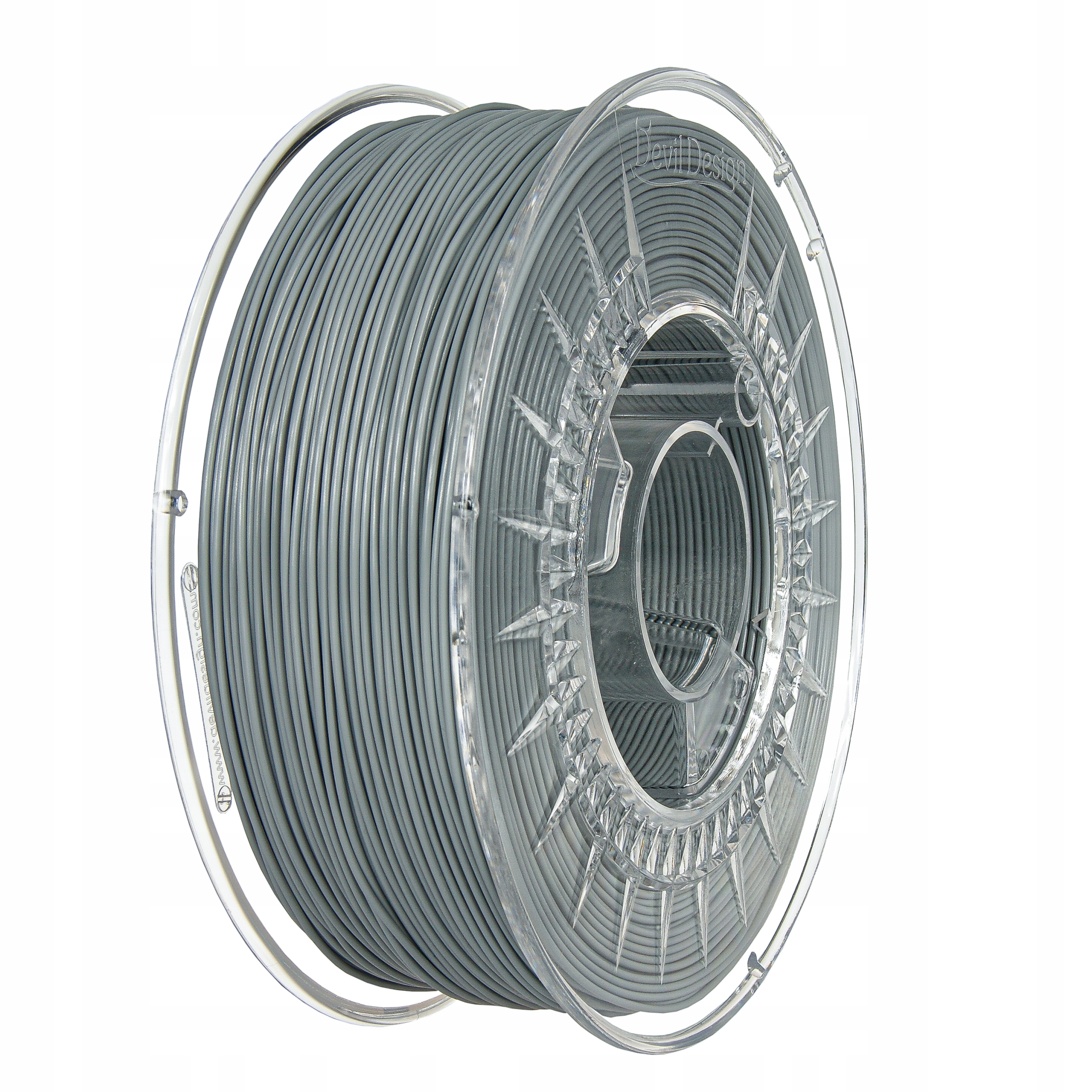 Filament DEVIL DESIGN PLA Szary Przezroczysty (GRAY TRANSPARENT)