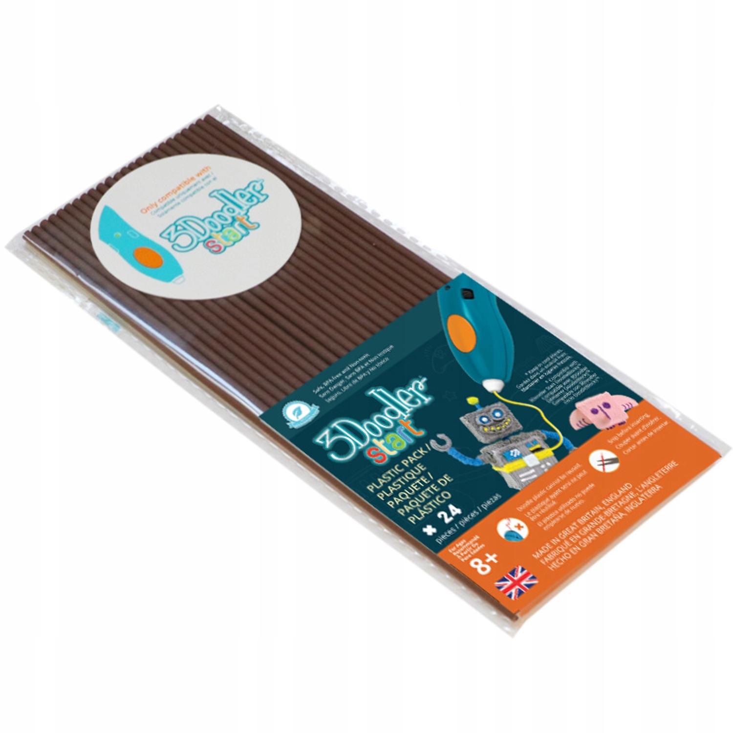 Filament Wobble works PLA Brązowy (BROWN)