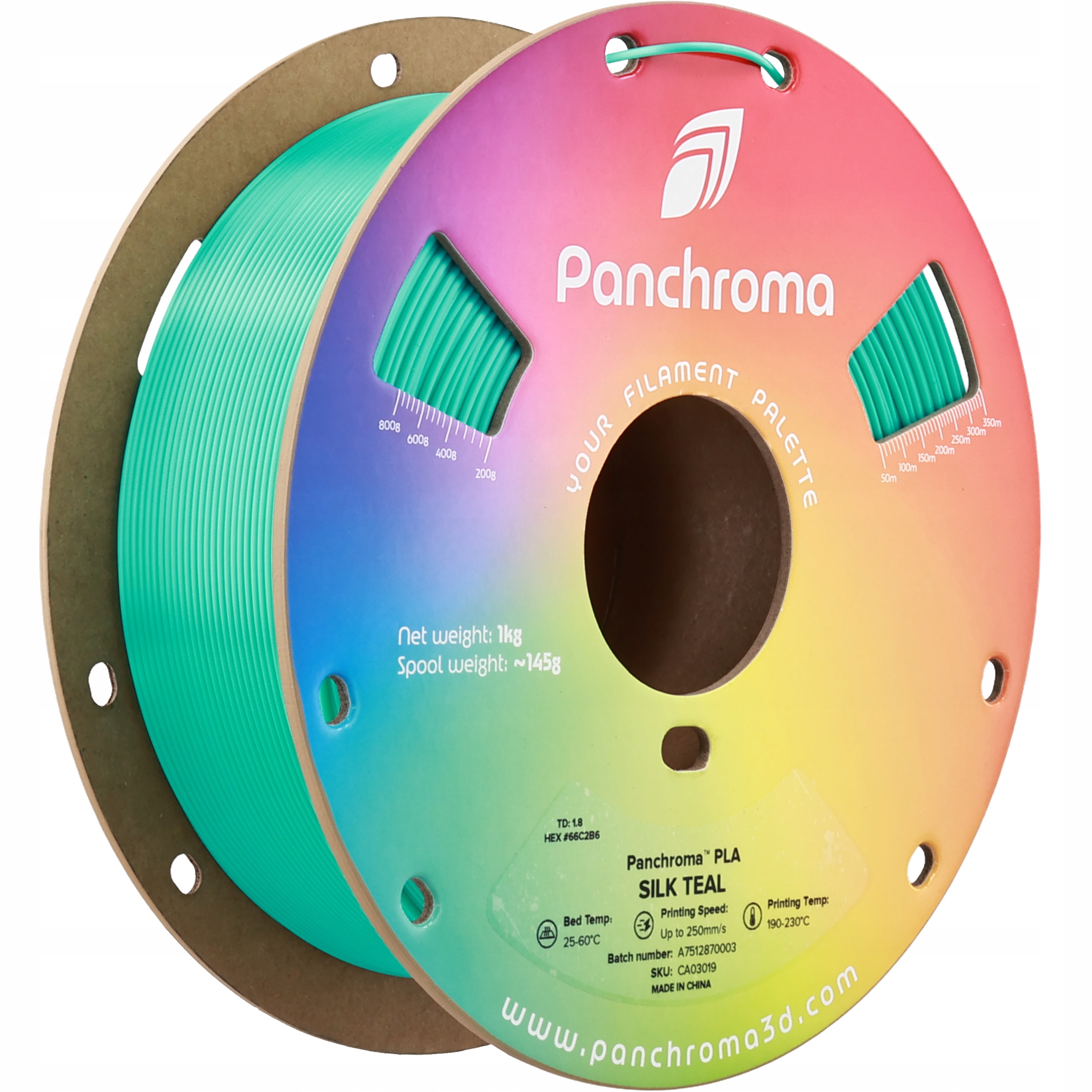 Filament Polymaker PLA Zielony Jedwabny (GREEN SILK)