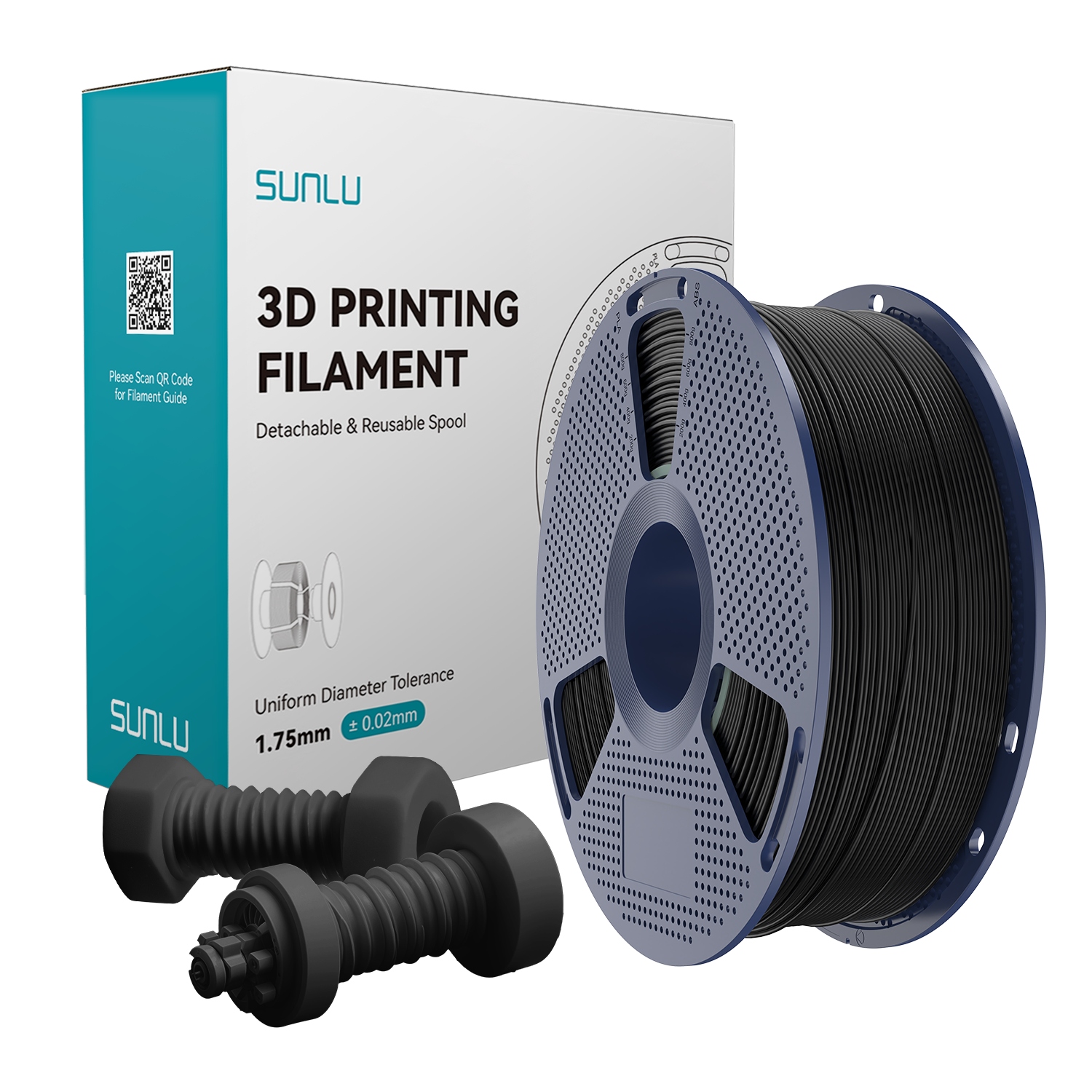 Filament SUNLU ABS High-Speed Czarny (BLACK)