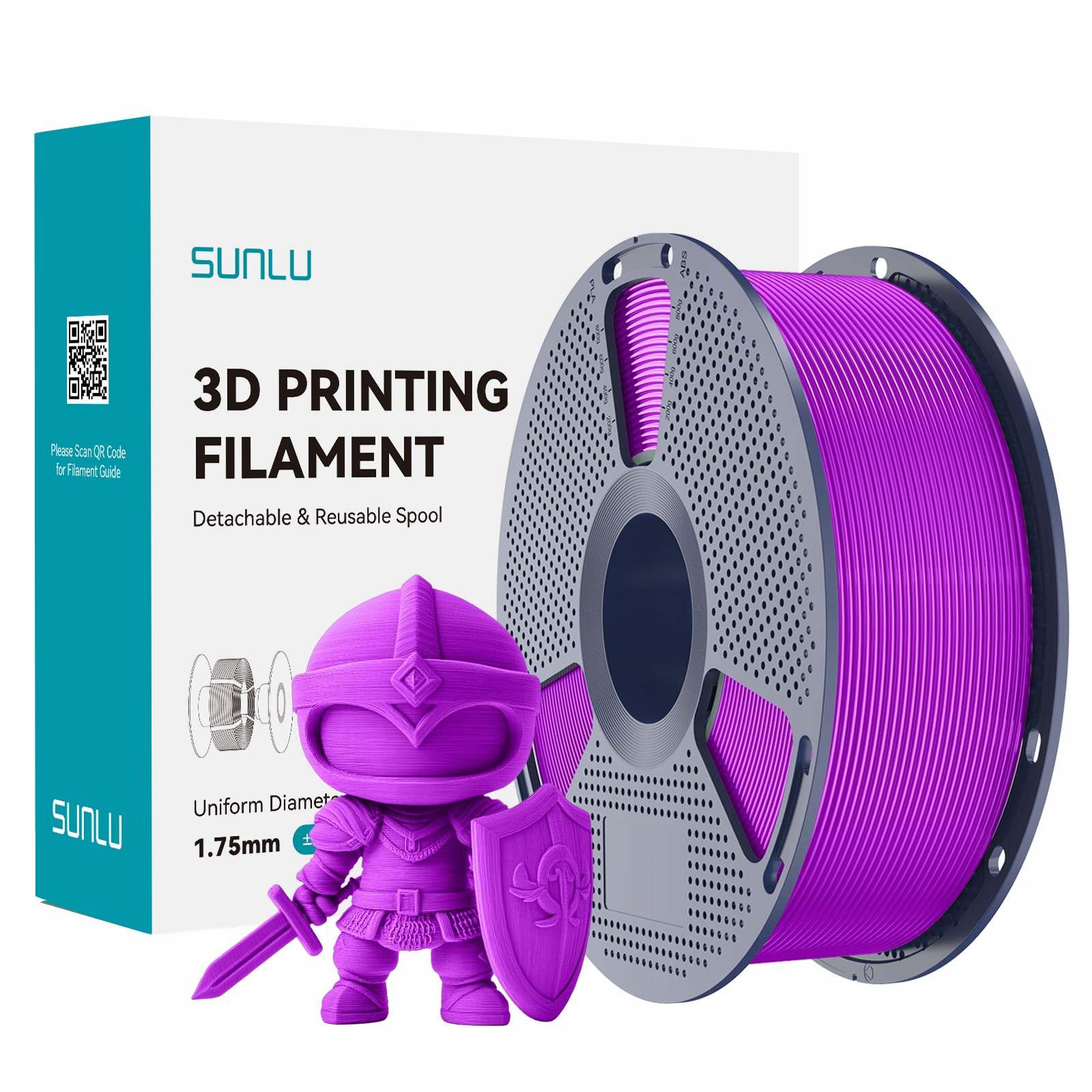 Filament SUNLU PLA High-Speed Różowy (PINK)