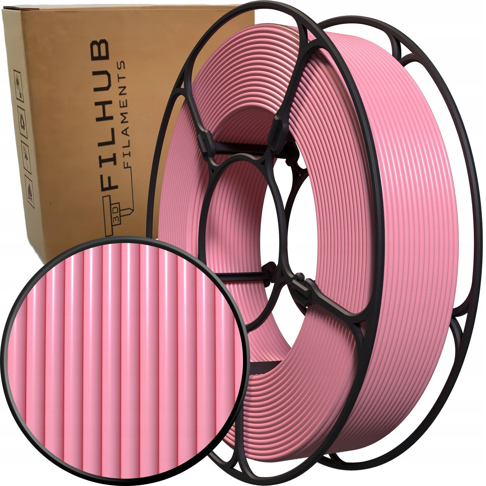 Filament FilHub PETG Różowy (PINK)