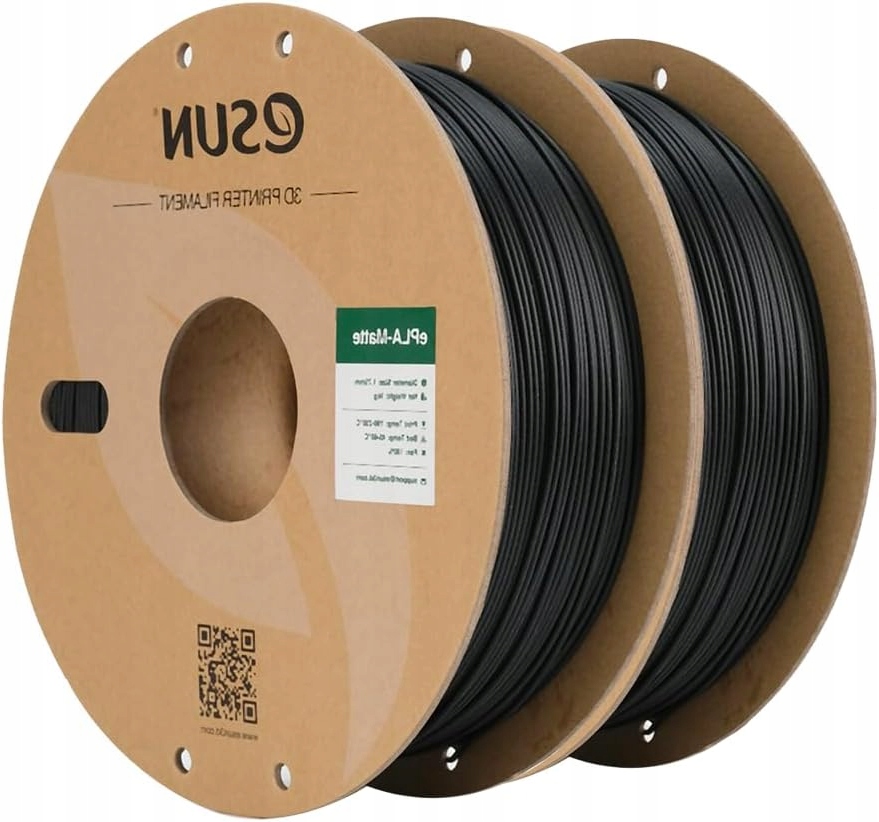Filament eSUN PLA Czarny Matowy (BLACK MATTE)