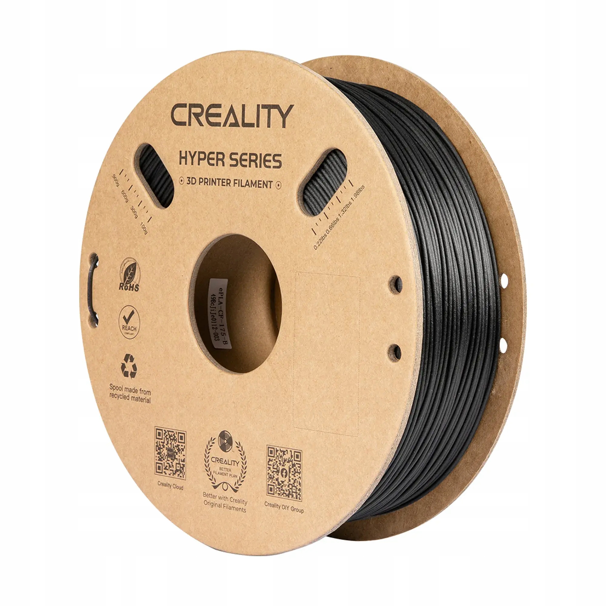 Filament Creality PLA-CF Czarny (BLACK)
