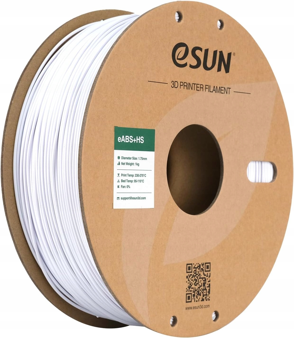 Filament eSUN ABS Plus High-Speed Biały (WHITE)