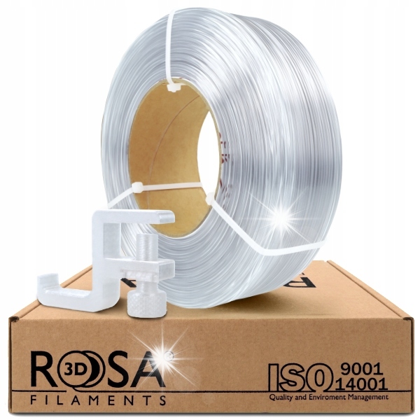 Filament ROSA 3D PET Naturalny Przezroczysty (NATURAL TRANSPARENT)