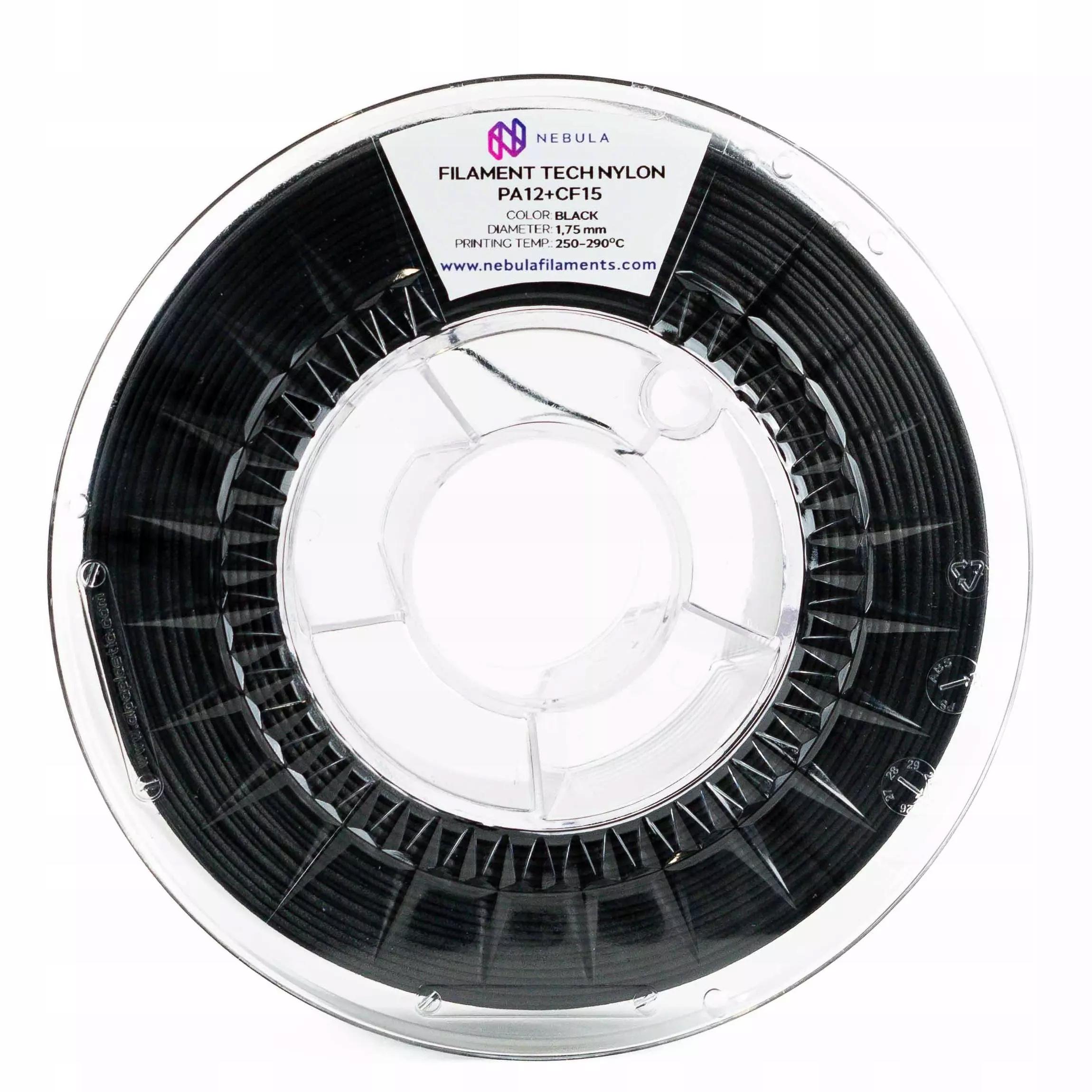 Filament Nebula NYLON (PA)-CF Czarny (BLACK)