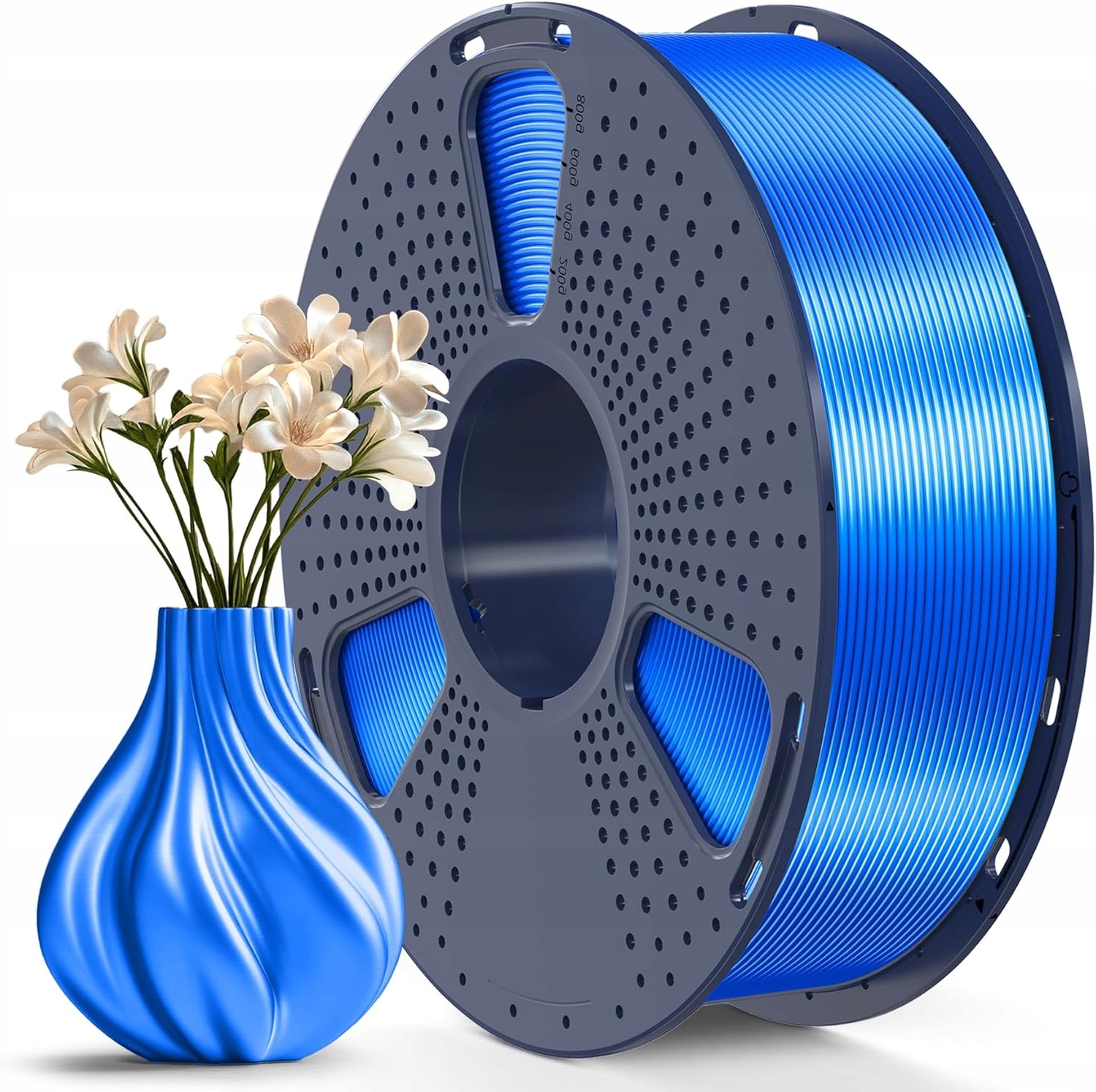 Filament SUNLU PLA Plus Niebieski Jedwabny (BLUE SILK)