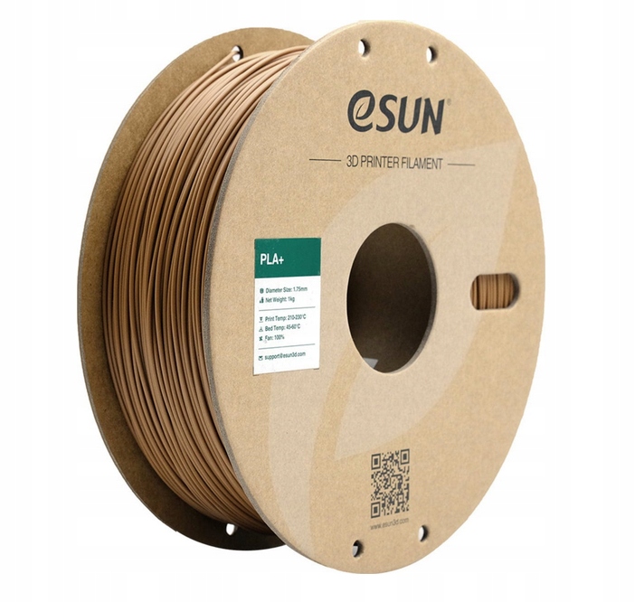 Filament eSUN PLA Plus Brązowy (BROWN)