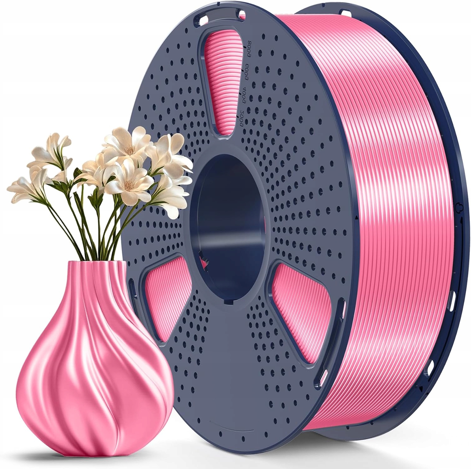 Filament SUNLU PLA Plus Różowy Jedwabny (PINK SILK)
