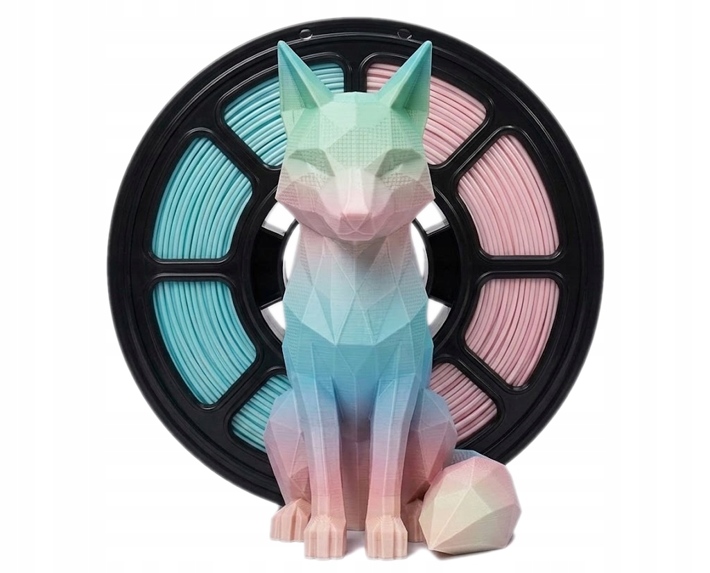 Filament KBR Games PLA  Tęczowy (RAINBOW)