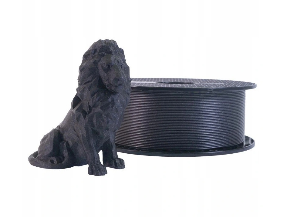 Filament Prusa PETG Czarny Brokatowy/Mieniący (BLACK GLITTER)