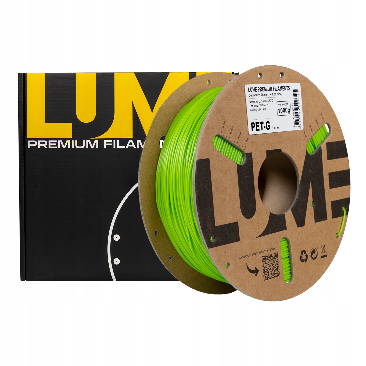 Filament Zamel PETG-CF Zielony (GREEN)